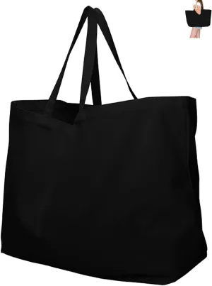 Extra Large Canvas Tote Bag - Big Largest Reusable Grocery