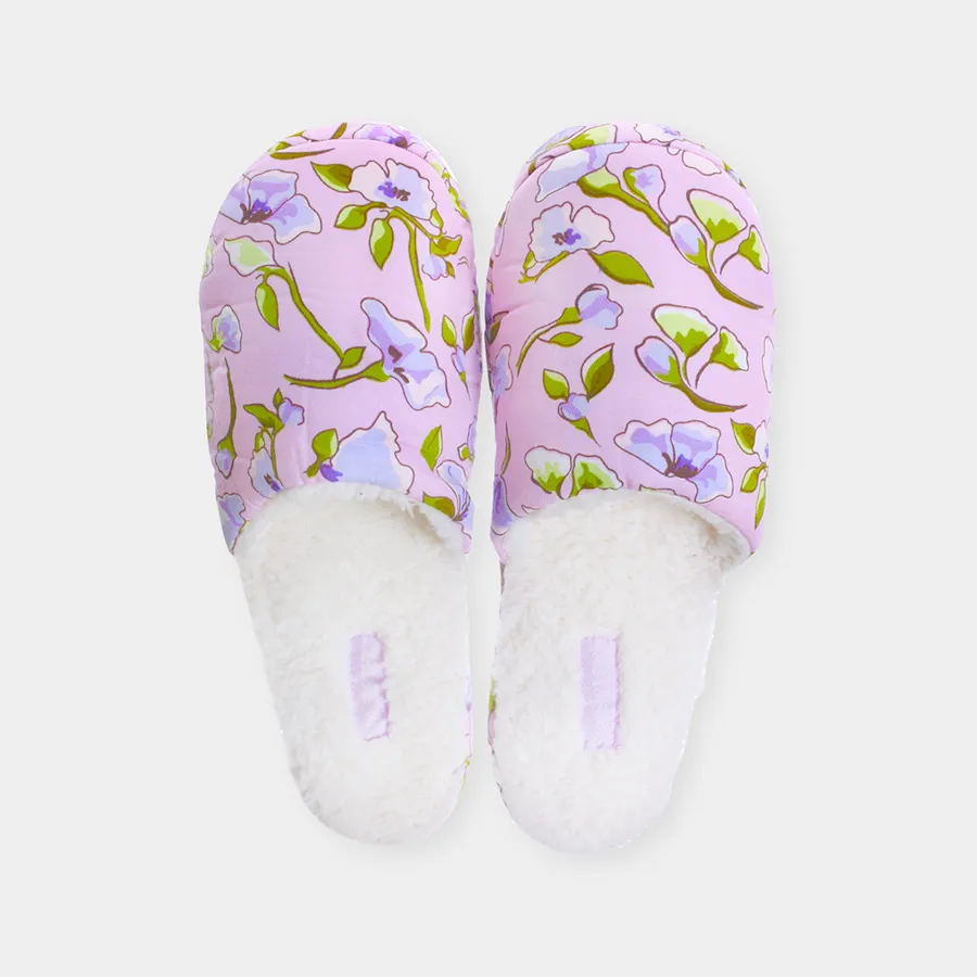 Floral Slippers