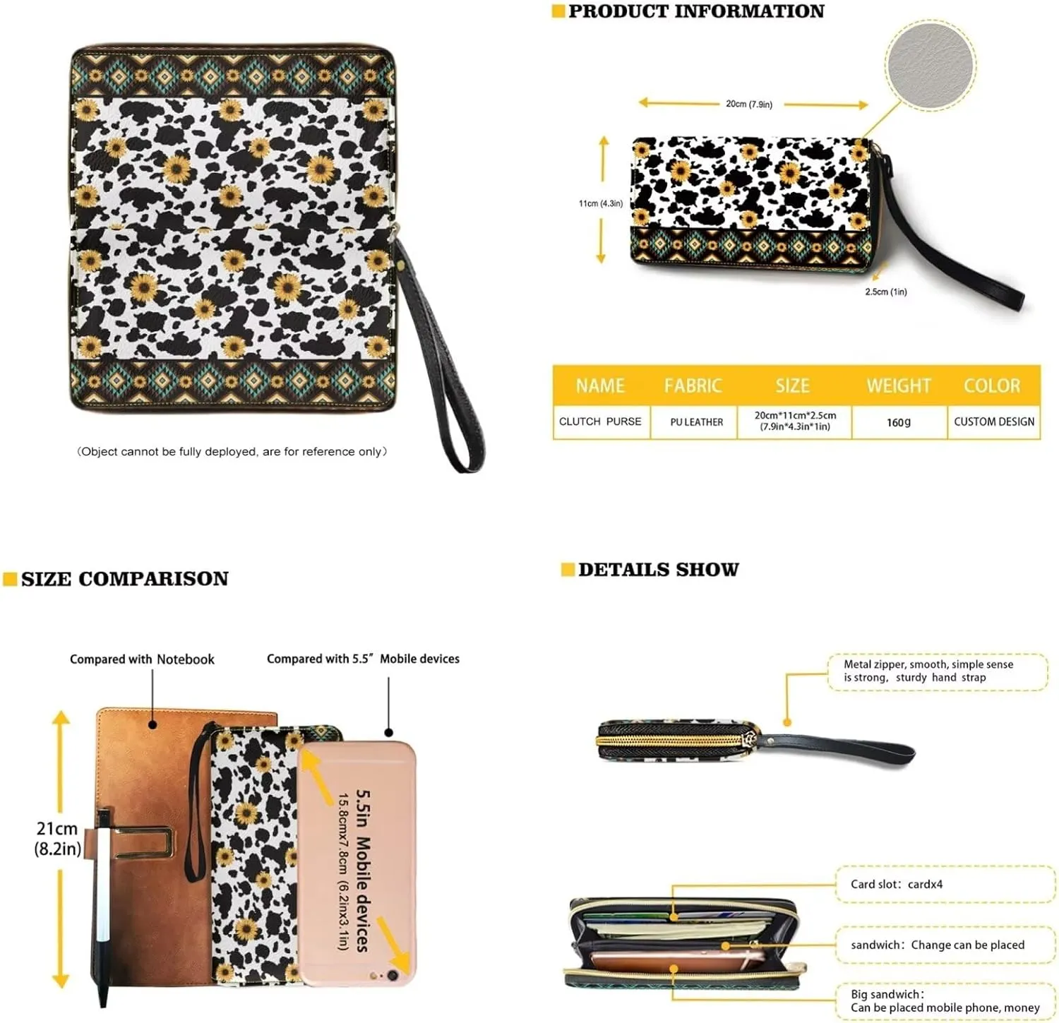 FOR U DESIGNS Hobo Bags for Women Satchel Purses and Handbags Leather Crossbody Purse and Wallet Set
