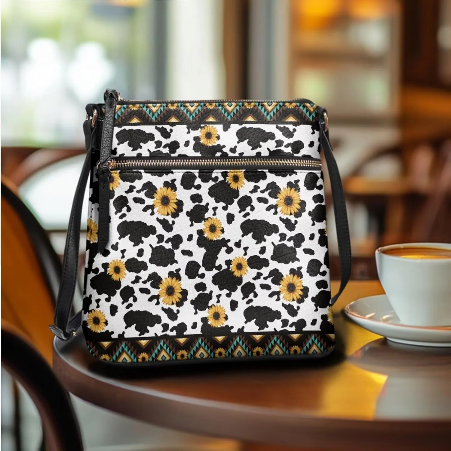 FOR U DESIGNS Hobo Bags for Women Satchel Purses and Handbags Leather Crossbody Purse and Wallet Set