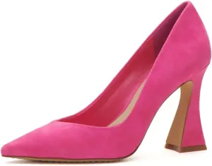 FOWT Women Pointed Toe Slip on Pumps Chunky Block High Heels All Season Formal Wear Office Party Prom Shoes Size 4-15 US