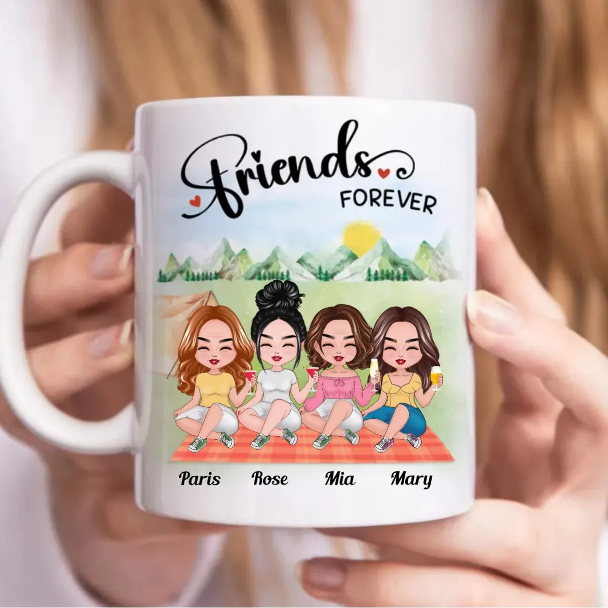 Friends - Friends Forever - Personalized Mug (AA)