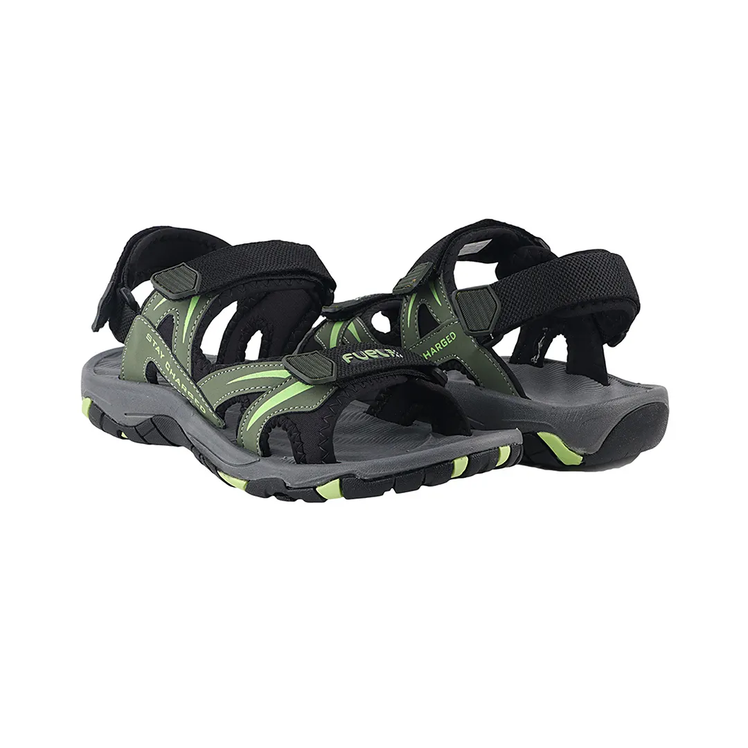 Fuel Prime Sandals For Men's (Olive-P Green)