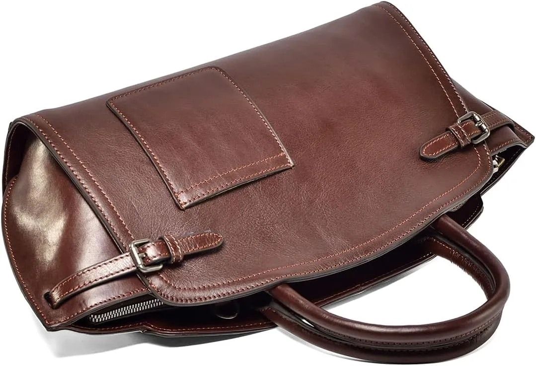 Genuine Leather Handbags For Women Crossbody Purse Vintage Hobo Bags Top Handle Bags Brown