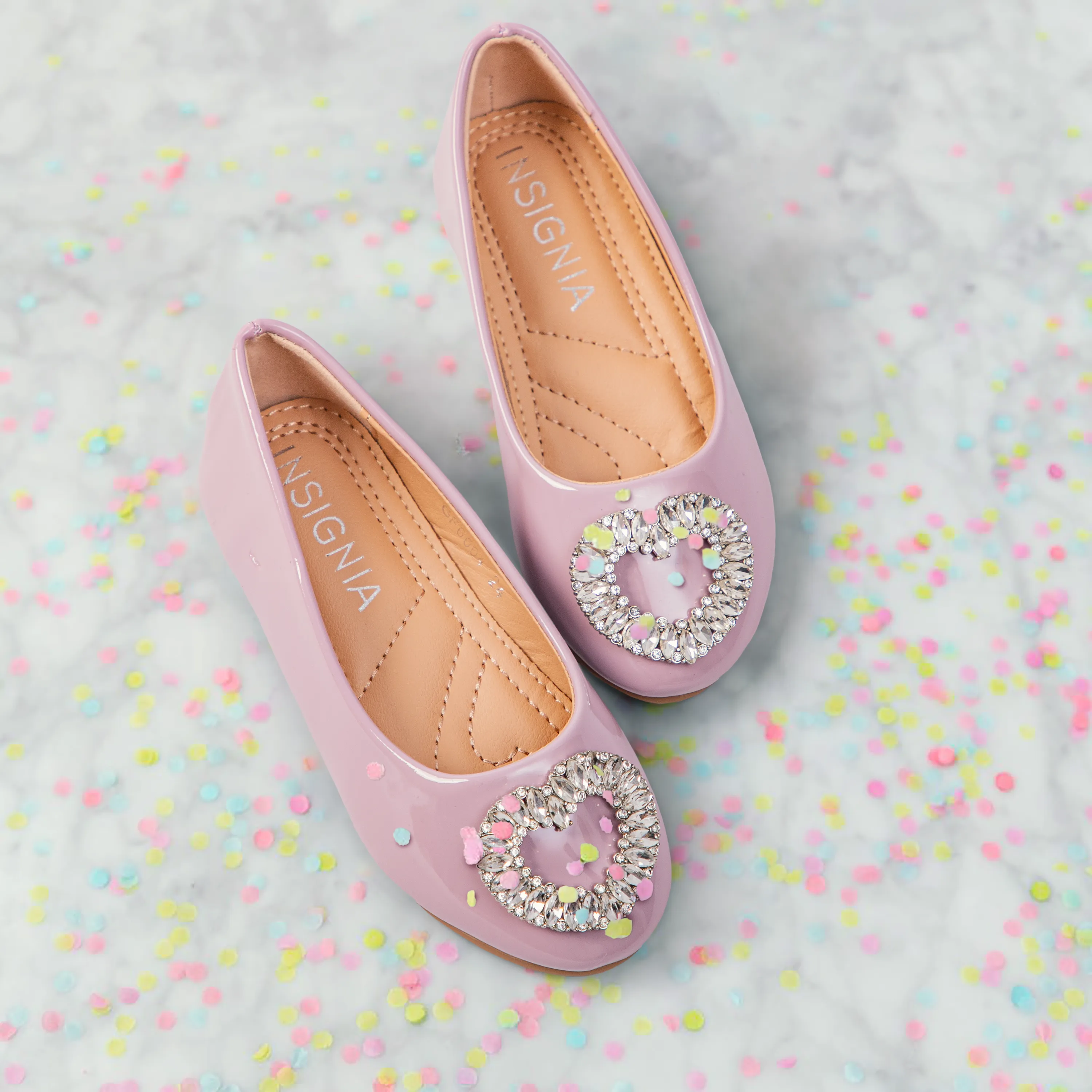 Girls Formal Pumps GF6004-Purple