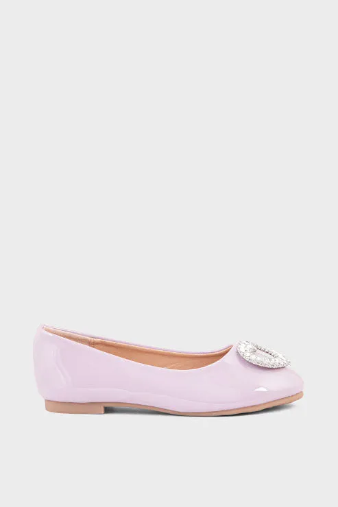 Girls Formal Pumps GF6004-Purple