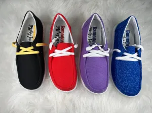 Gypsy Jazz Game Day Slip Ons