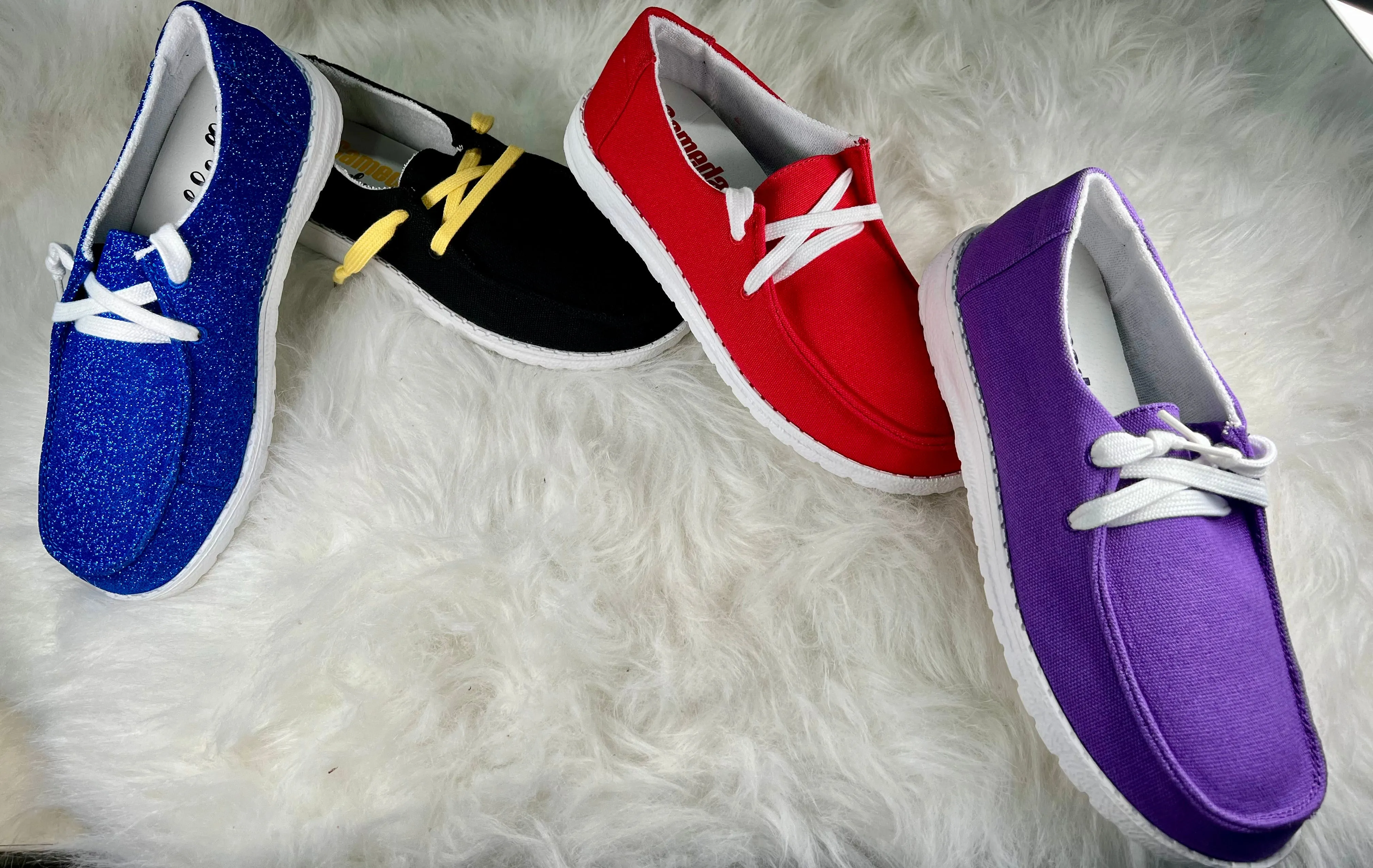 Gypsy Jazz Game Day Slip Ons