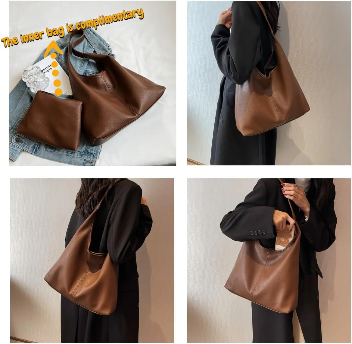 Hobo Bag Shoulder Bag Leather Designer Tote Bags for Women Leather for Women Crossbody Bags for Women