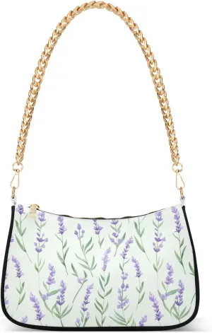Hobo Bags for Women Lavender Purple Tote Purses Small Handbags with Chain 20858388