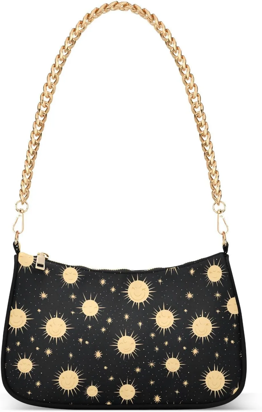 Hobo Bags for Women Stars and Moon Tote Purses Small Handbags with Chain 20853750