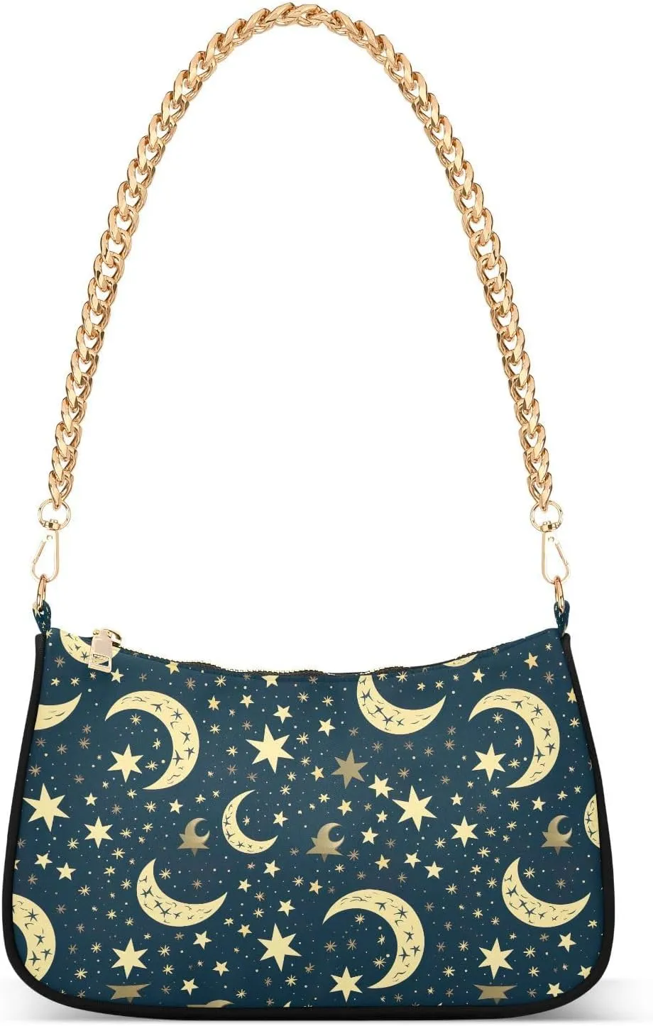 Hobo Bags for Women Stars and Moon Tote Purses Small Handbags with Chain 20854038