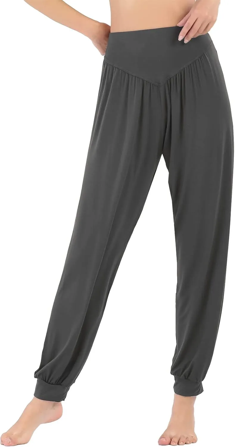 Hoerev Women Super Soft Yoga Pants Dance Trousers Lounge Pant