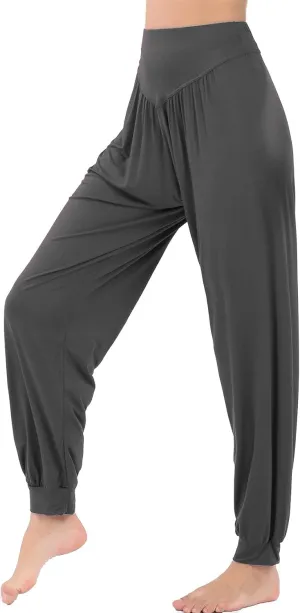 Hoerev Women Super Soft Yoga Pants Dance Trousers Lounge Pant