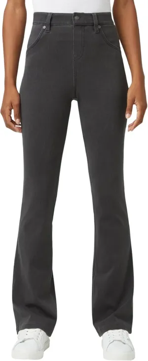 HUE Women's Ultra Soft High Waist Denim Baby Bootcut Leggings