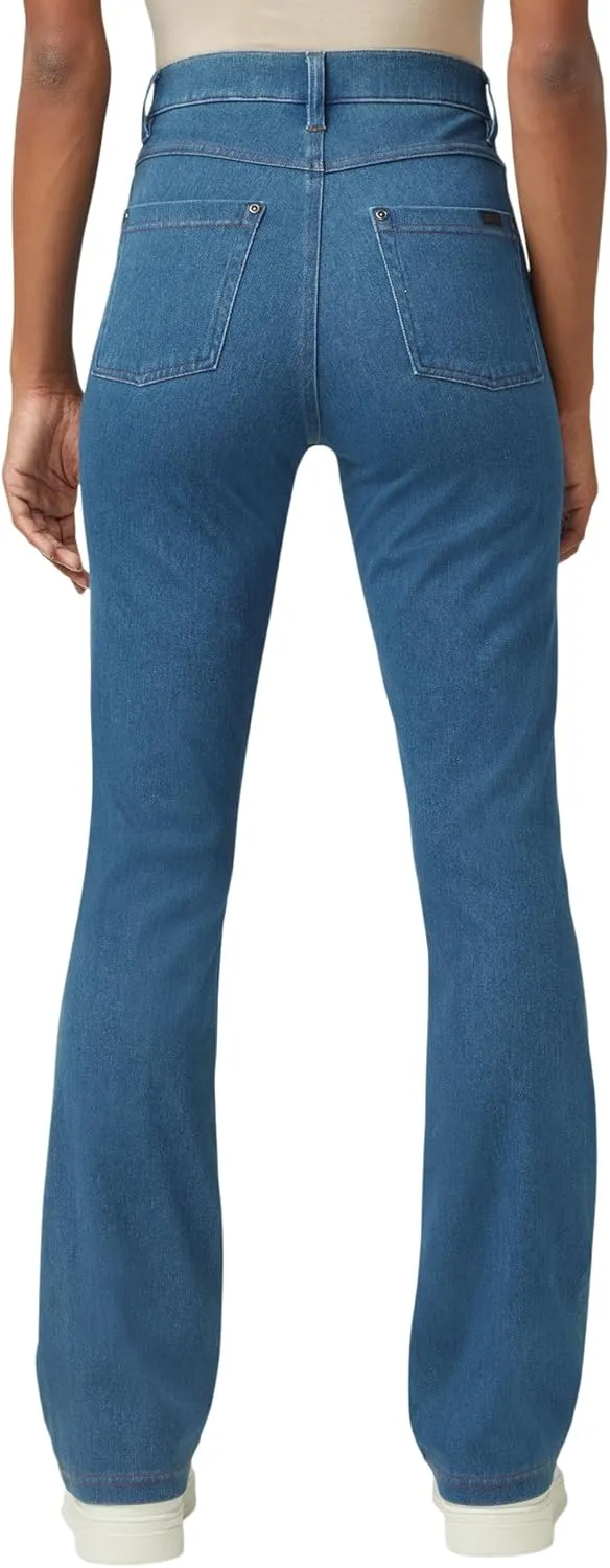 HUE Women's Ultra Soft High Waist Denim Baby Bootcut Leggings