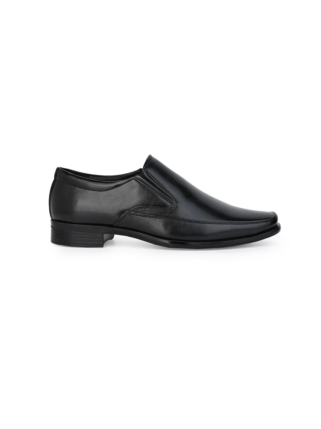 Hydes N Hues Men Black Comfort Formal Slip-Ons