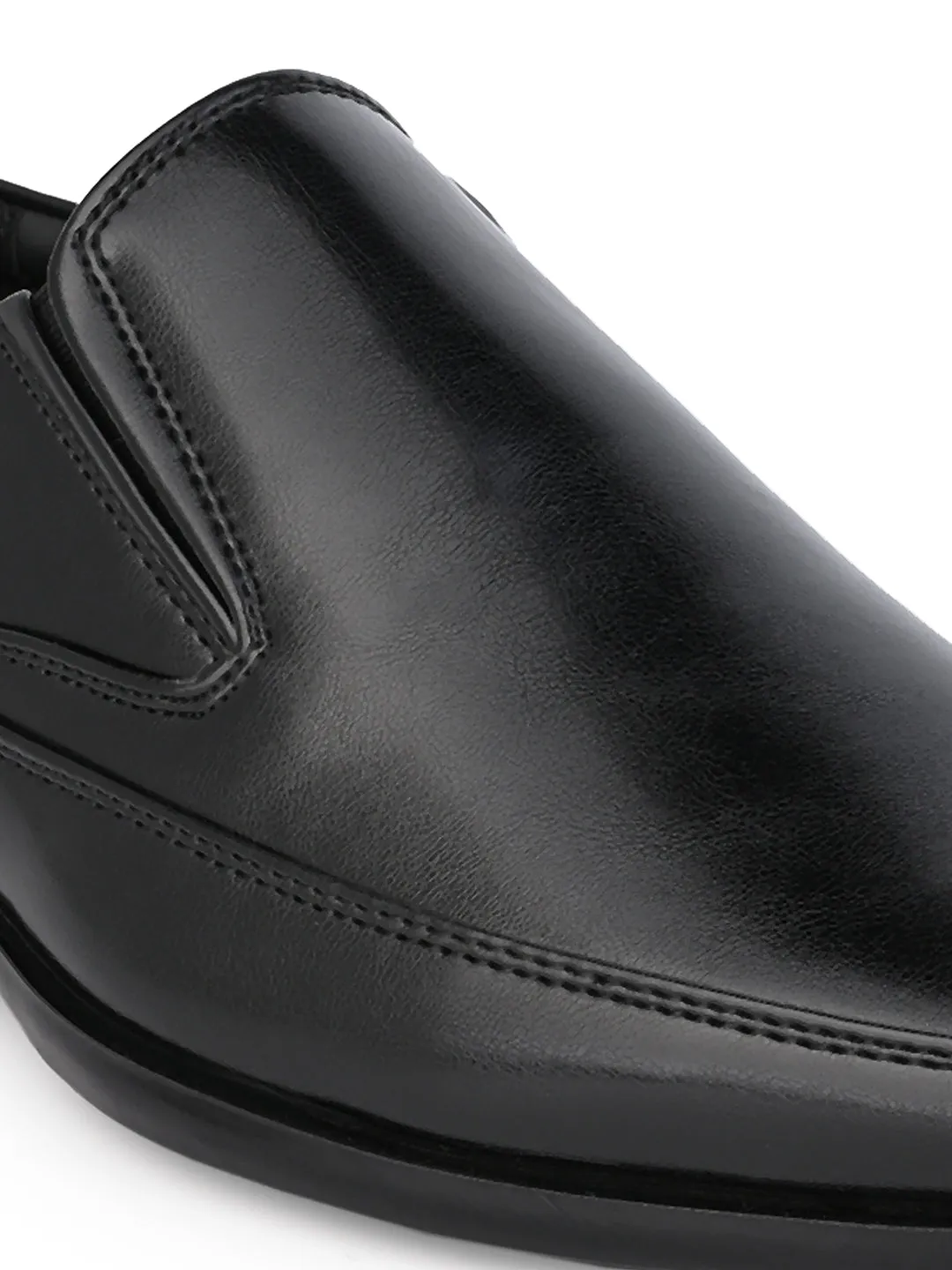 Hydes N Hues Men Black Comfort Formal Slip-Ons