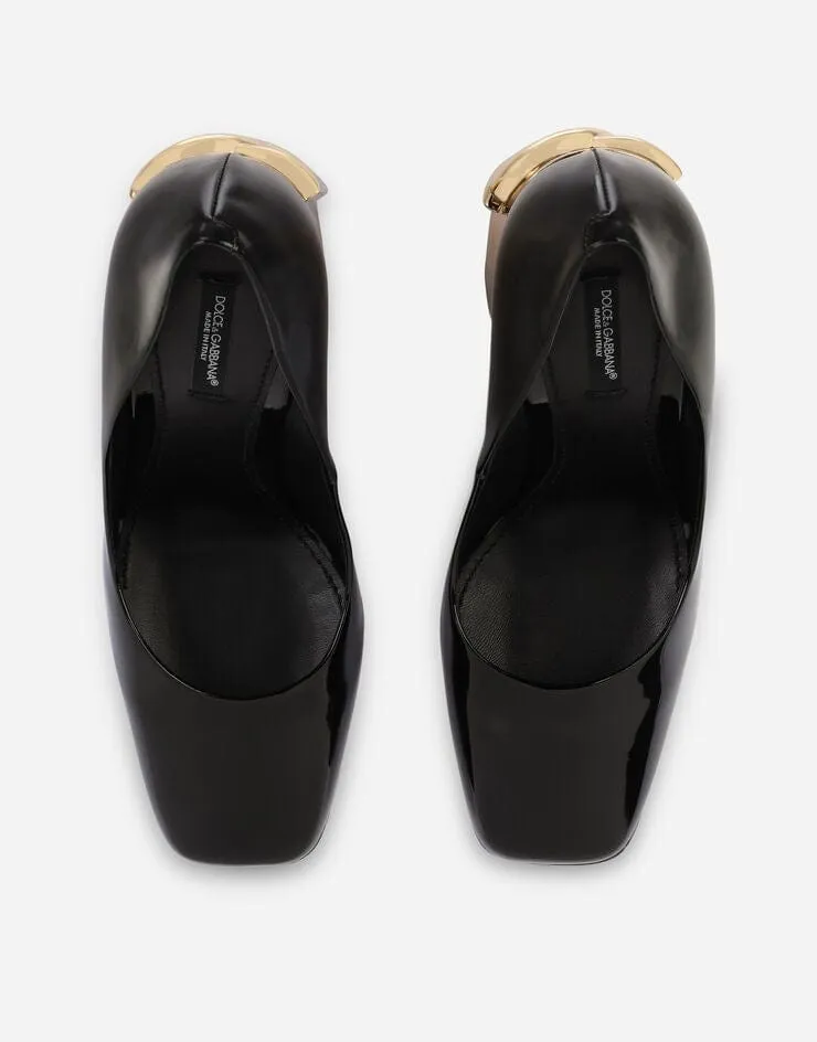 Jackie 105mm Patent Leather Pumps