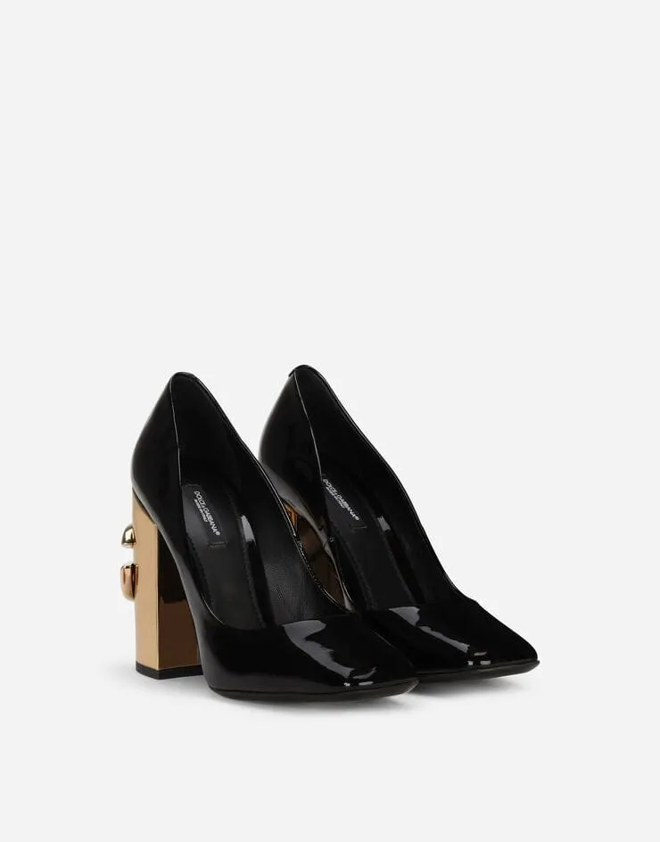 Jackie 105mm Patent Leather Pumps