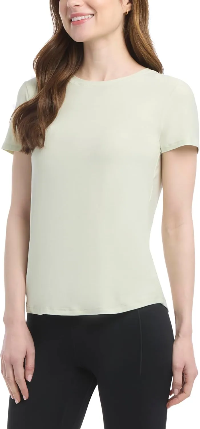 Jockey Women's Active 2-Pack Butter Soft Essential T-Shirt