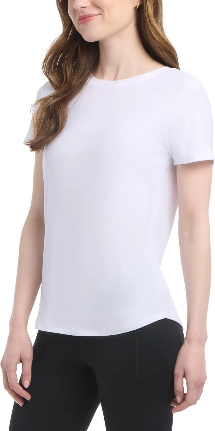 Jockey Women's Active 2-Pack Butter Soft Essential T-Shirt