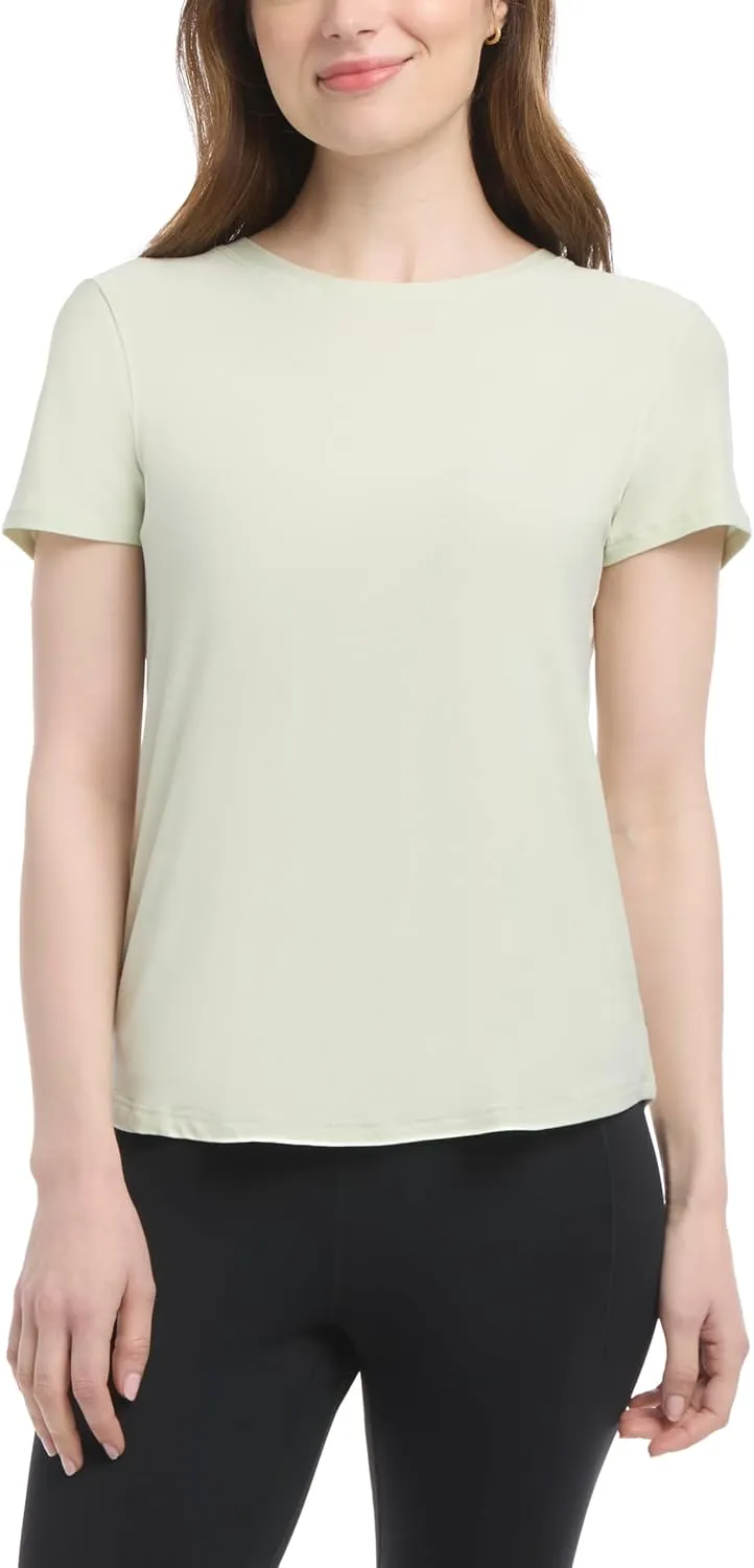 Jockey Women's Active 2-Pack Butter Soft Essential T-Shirt