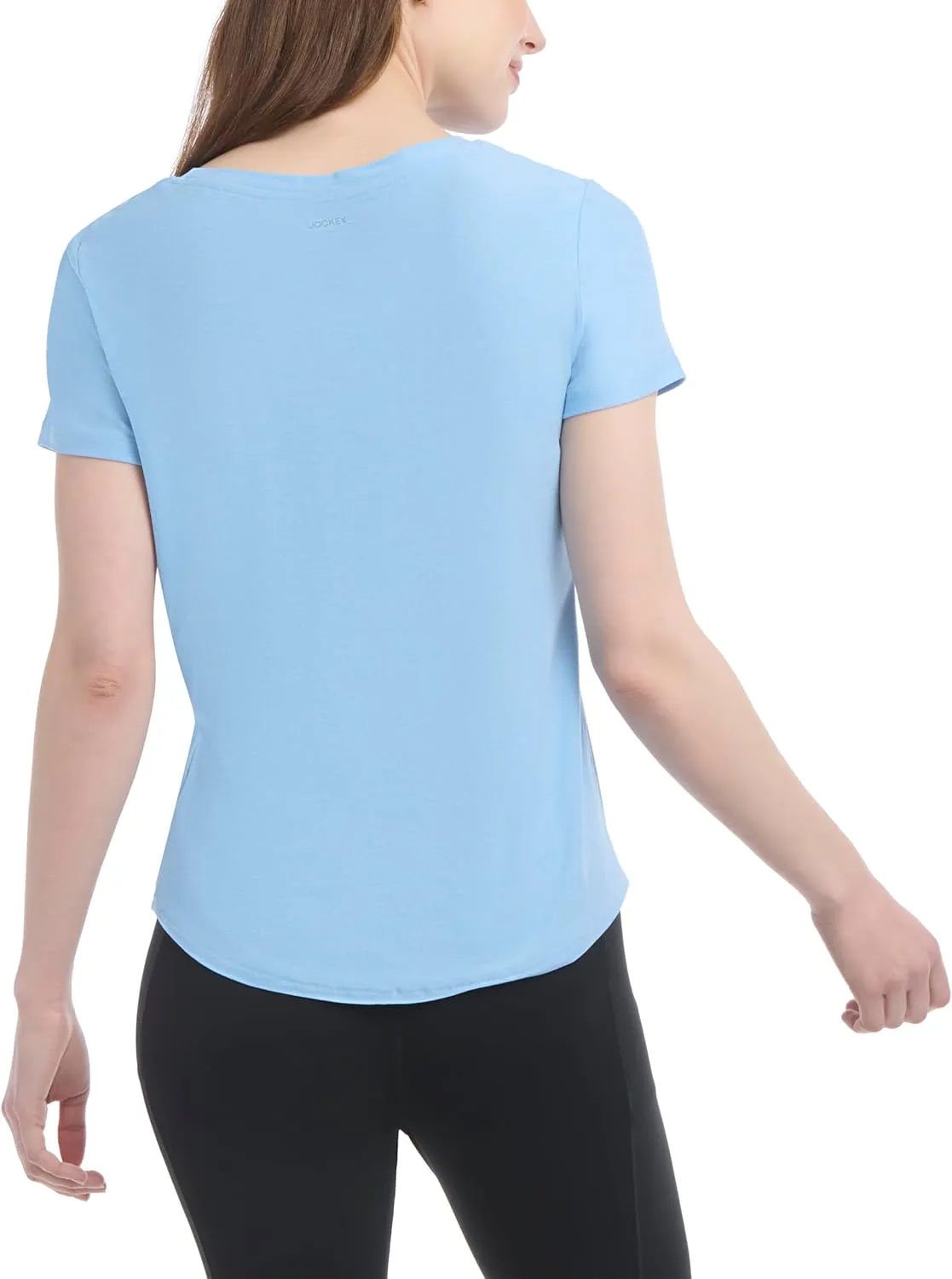 Jockey Women's Active 2-Pack Butter Soft Essential T-Shirt