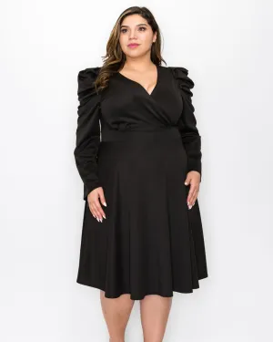 Kim Flare Dress | Black