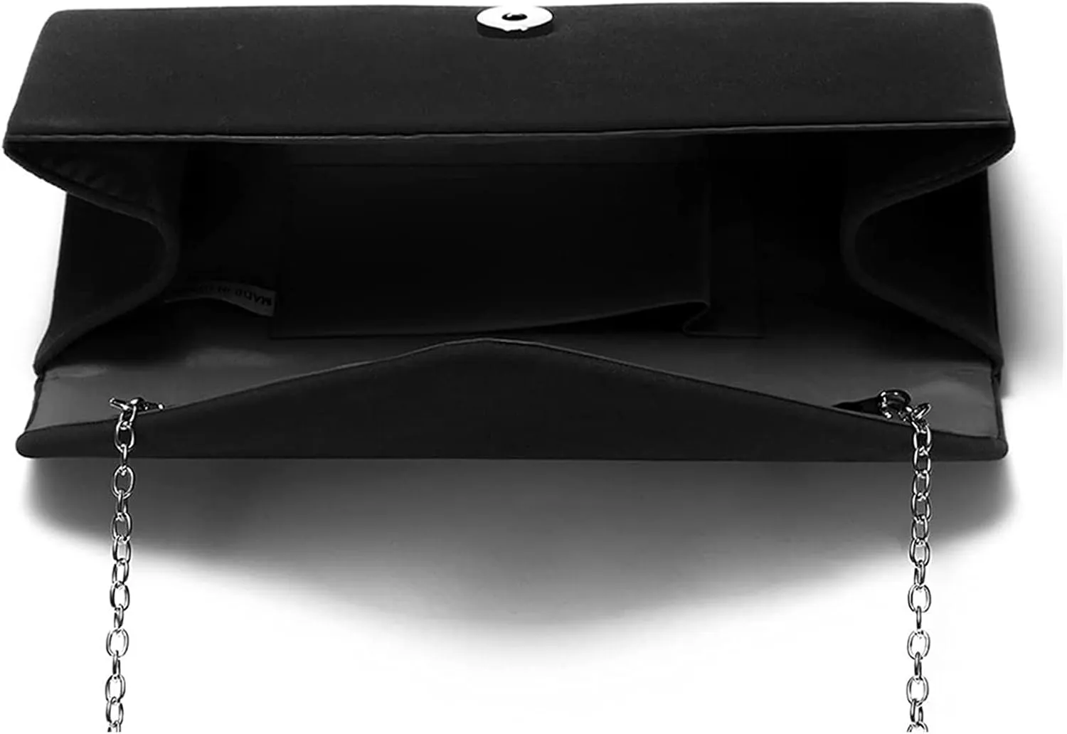 Ladies Girls Evening Clutch Bags, men Velvet Envelope Evening Bag Elegant Handbag Classic Clutch Purse(Black)