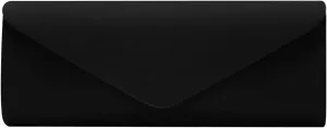 Ladies Girls Evening Clutch Bags, men Velvet Envelope Evening Bag Elegant Handbag Classic Clutch Purse(Black)