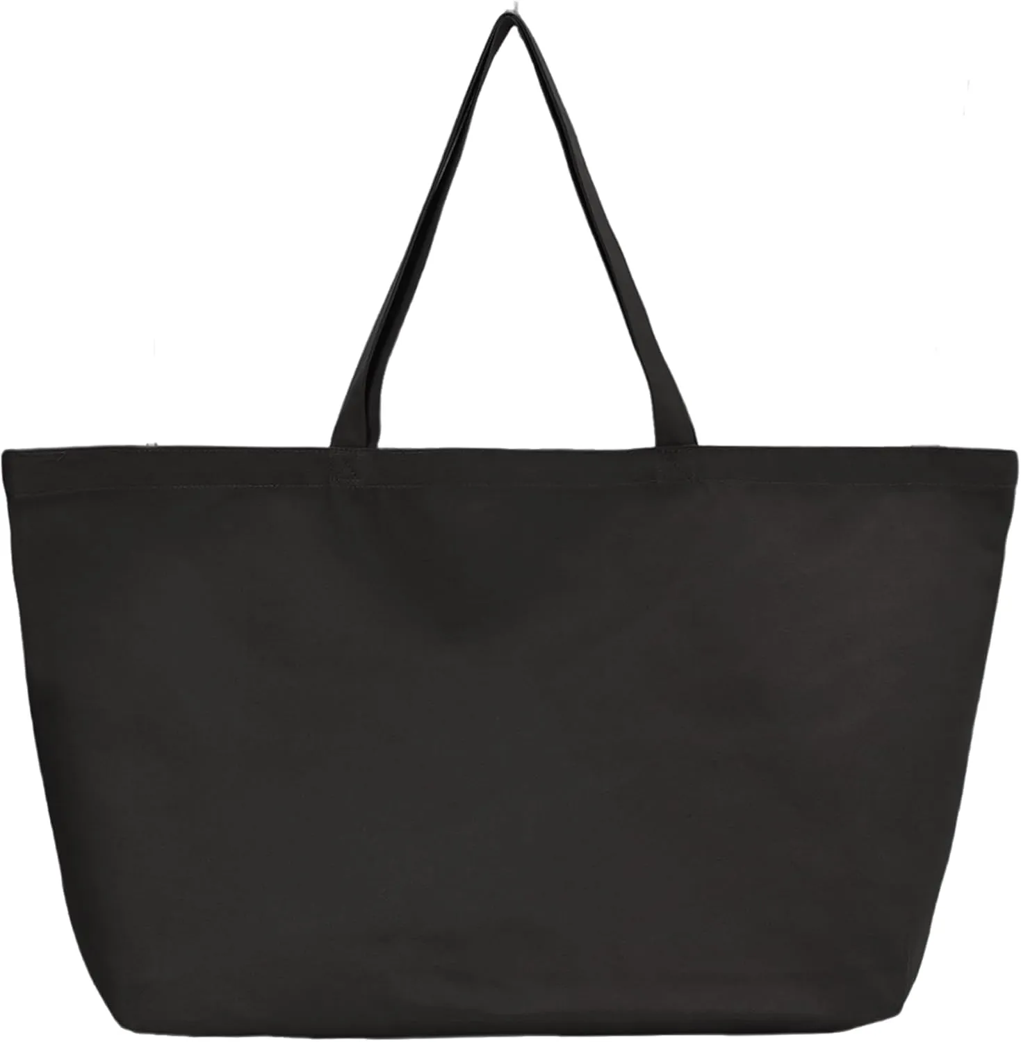 Large Canvas Tote Bag - Reusable Grocery Bag Foldable Heavy Duty Shopping Bag for DIY Art Crafts Painting Embroidery