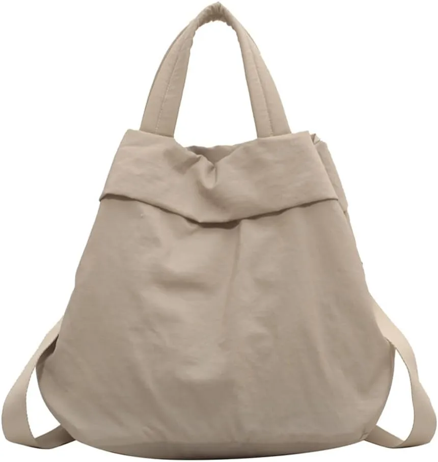 Large Nylon Crossbody Hobo Bags for Women Travel Tote Bags Trendy Shopping Bag Simple Shoulder Bags