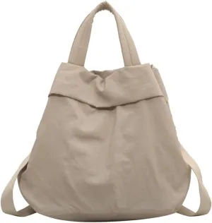 Large Nylon Crossbody Hobo Bags for Women Travel Tote Bags Trendy Shopping Bag Simple Shoulder Bags