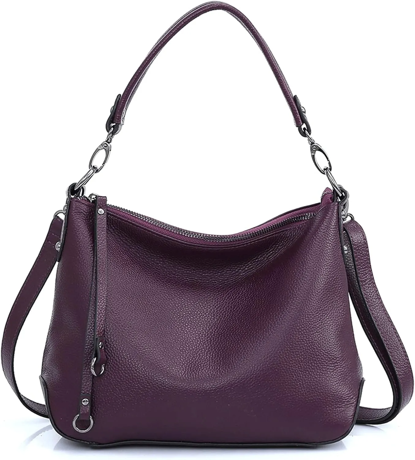 Leather handbags simple classic casual women retro commuter one-shoulder handbag messenger bag