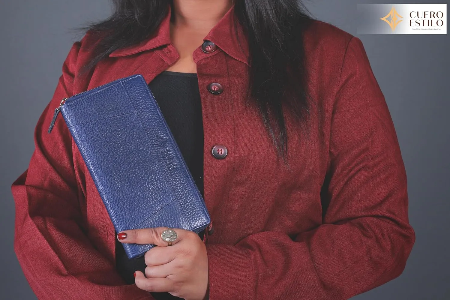 Leather Wallet for Women  RFID Secure, Water-Resistant Floater Leather, Zipper Compartments, Stylish & Durable.