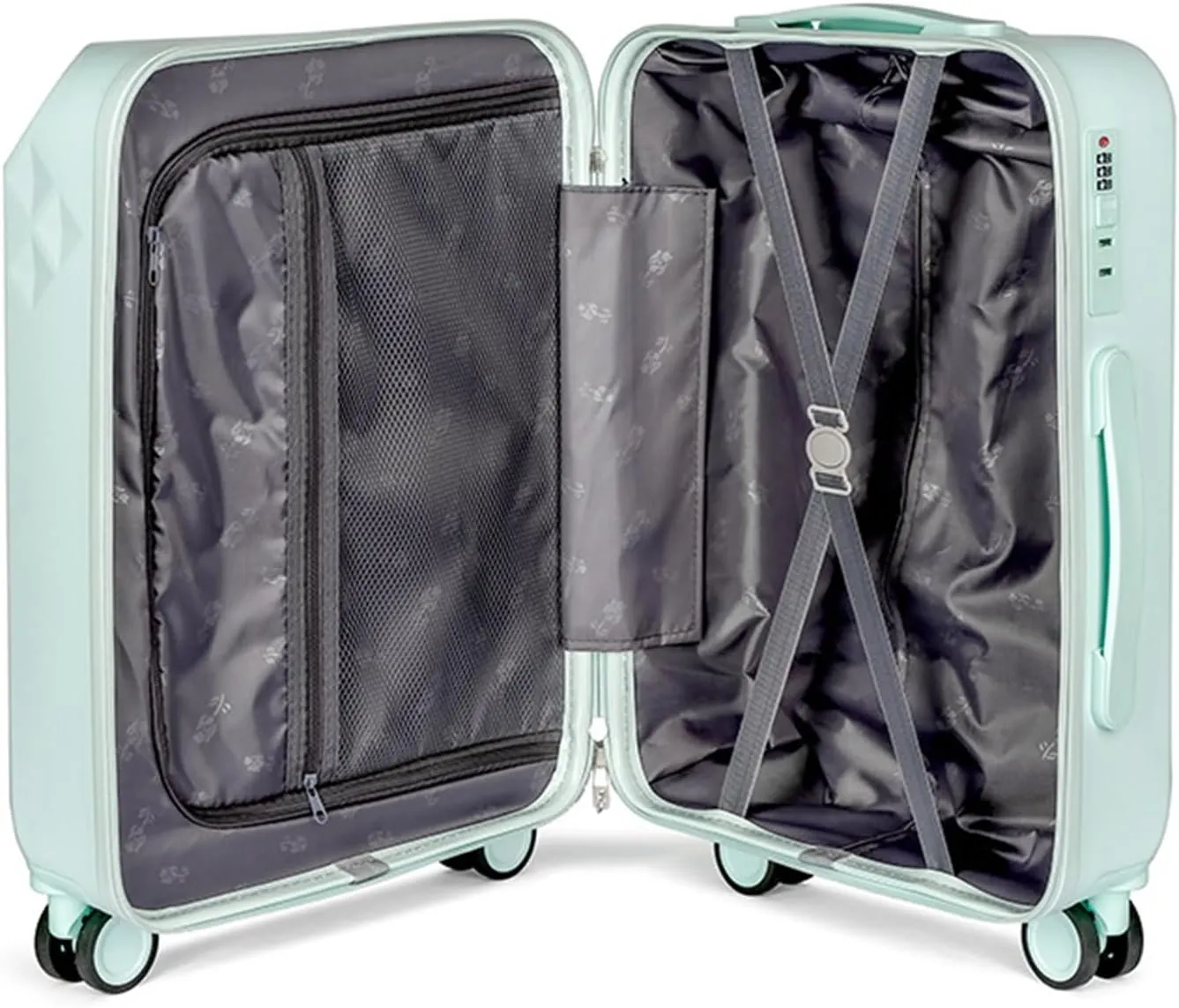 Lightweight Suitcases Luggage Expandable 8-Wheel Spinner Lightweight Hardside Suitcase, Macaron Suitcase Suitcase Trolley