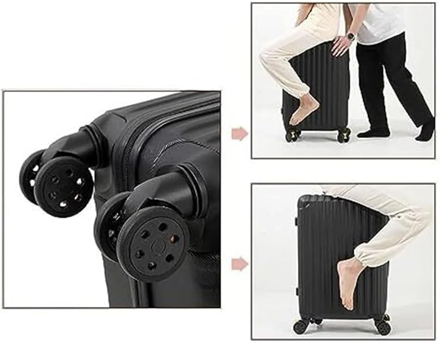 Lightweight Suitcases Suitcase with Spinner Wheels Hardshell Lightweight Rolling for Business Travel Suitcase Suitcase Trolley