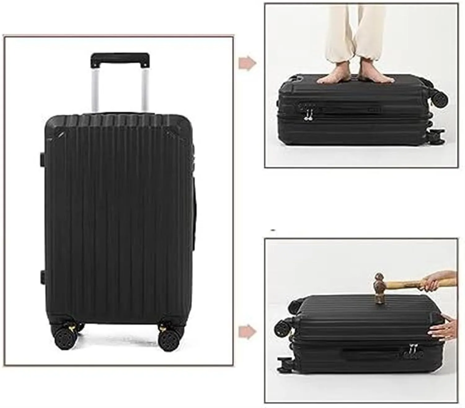 Lightweight Suitcases Suitcase with Spinner Wheels Hardshell Lightweight Rolling for Business Travel Suitcase Suitcase Trolley