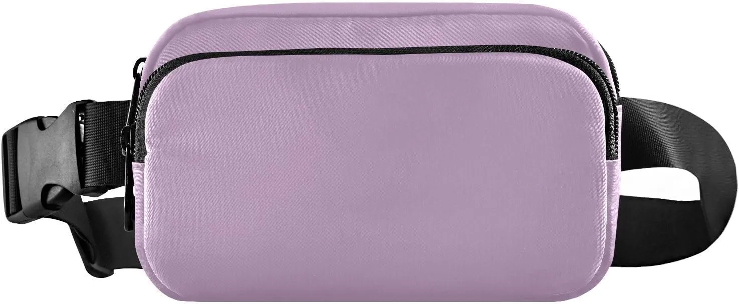 Lilac Waist Bags for Women, Small Crossbody Bags for Men, Man Pouch Bag for Men, Waist Bag for Travel