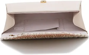 Magnetic Snap Clutch Bag Evening Handbag for Women Rhinestone Purse for Party Wedding Prom Night Out