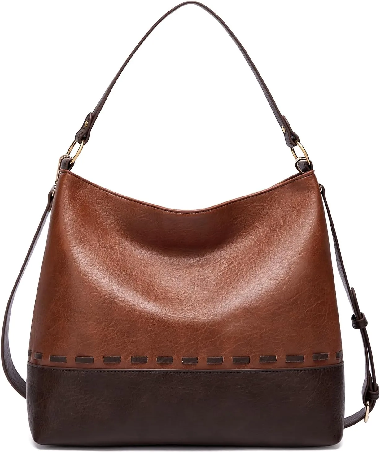 Marvolia Hobo Bags for Women Vegan Leather Shoulder Purses and Handbags Top Handle Handbags with Adjustable Shoulder Strap