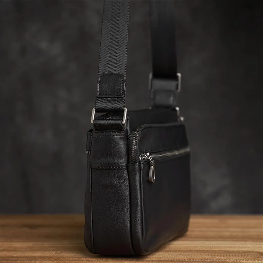 Men's Genuine Leather BagCowhide Crossbody Bag Men Shoulder Bags Large Capacity For Male Messenger Tote Bags