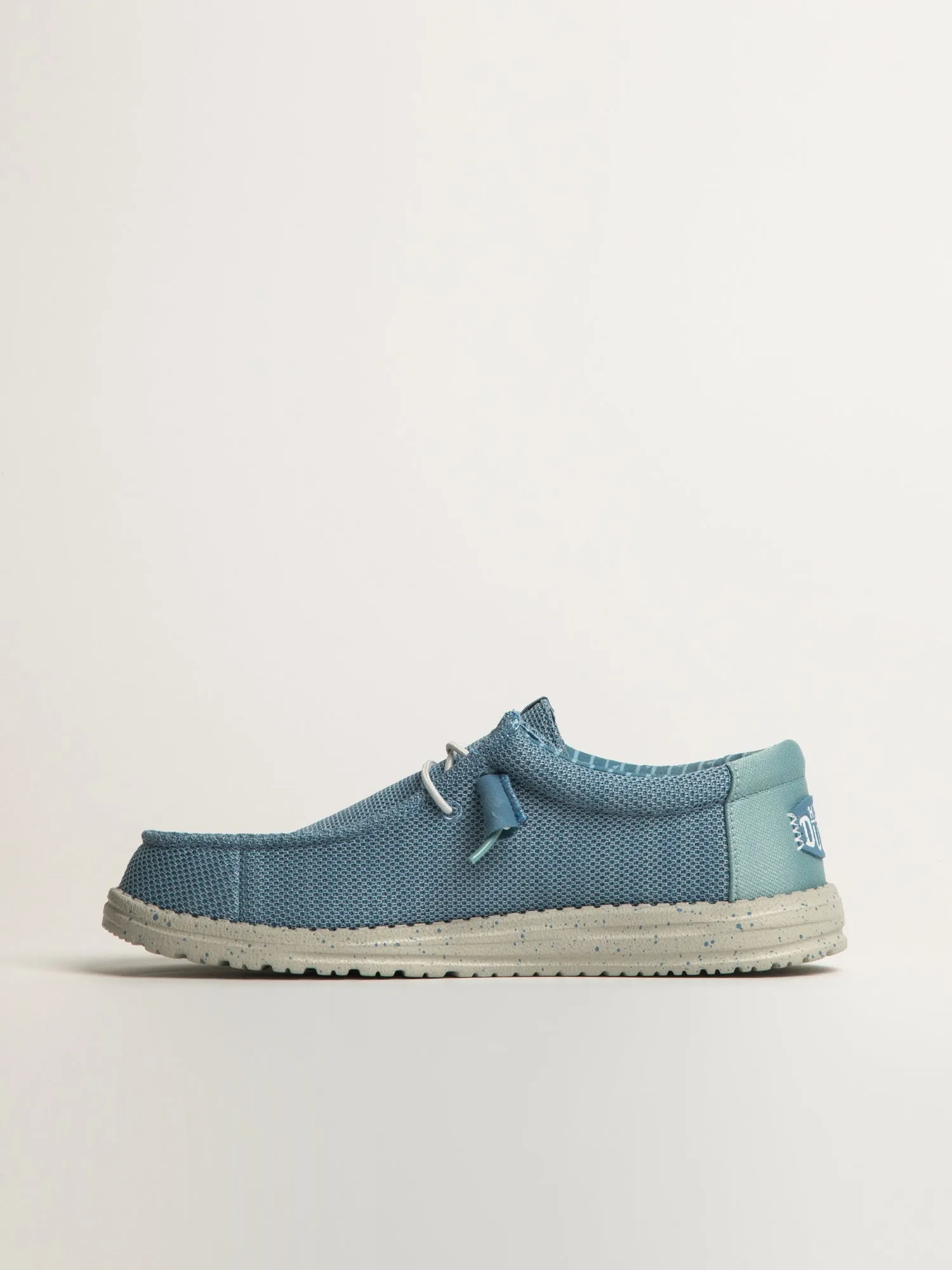 MENS HEY DUDE WALLY STRETCH SOX SLIP-ON - CLOUD BLUE