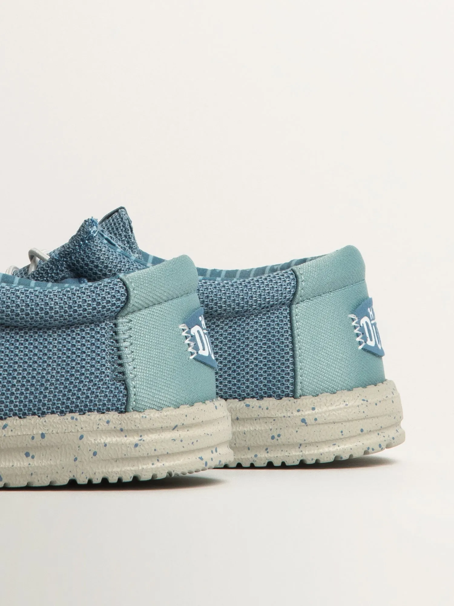 MENS HEY DUDE WALLY STRETCH SOX SLIP-ON - CLOUD BLUE