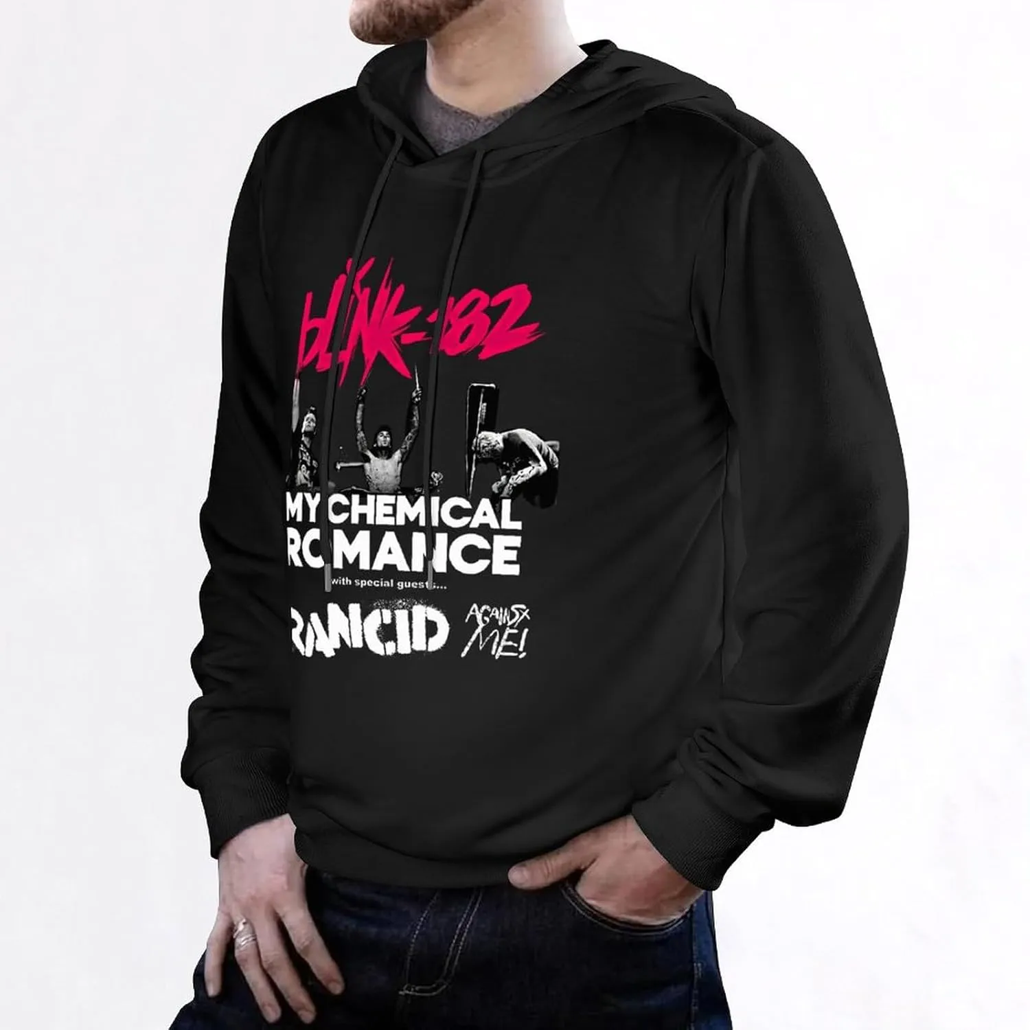Mens Long Sleeve Pullover Hoodie Tracksuit Soft Hooded Sweater Clothes