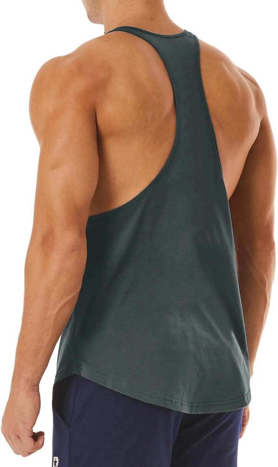Men's Workout Quick Dry Soft Gym Bodybuilding Stringer Tank Tops
