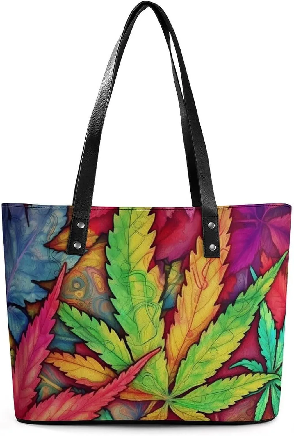 Mexican Otomi Animals Bag Purse Handbag for Women Top Handle Satchel Shoulder with Zipper Tote Bags Large