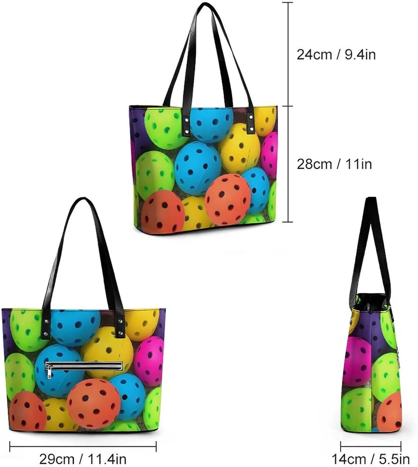Mexican Otomi Animals Bag Purse Handbag for Women Top Handle Satchel Shoulder with Zipper Tote Bags Large