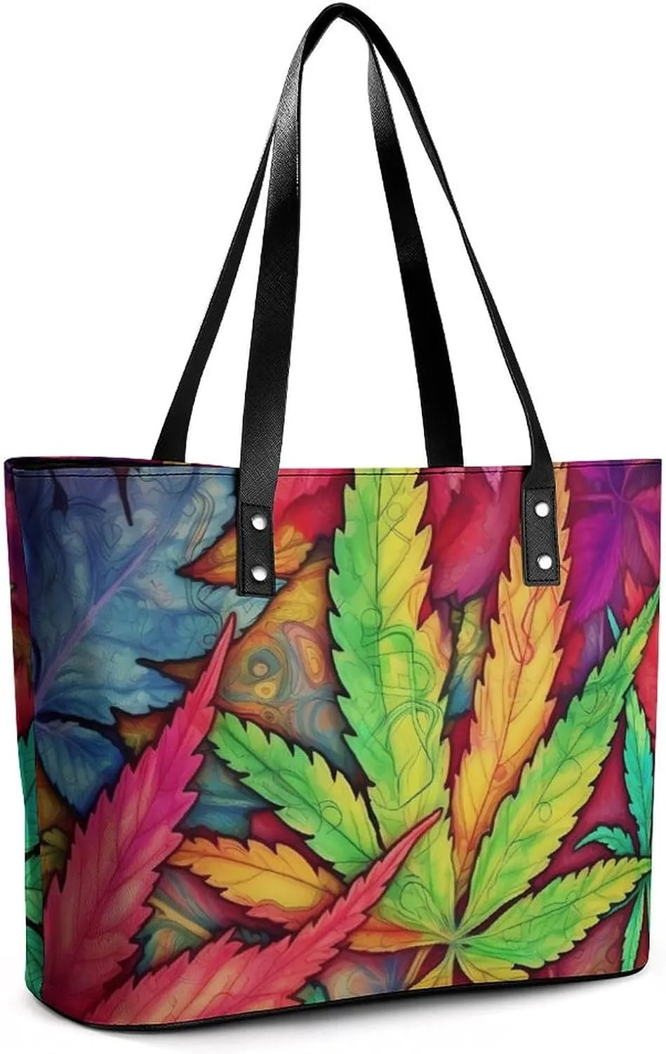 Mexican Otomi Animals Bag Purse Handbag for Women Top Handle Satchel Shoulder with Zipper Tote Bags Large